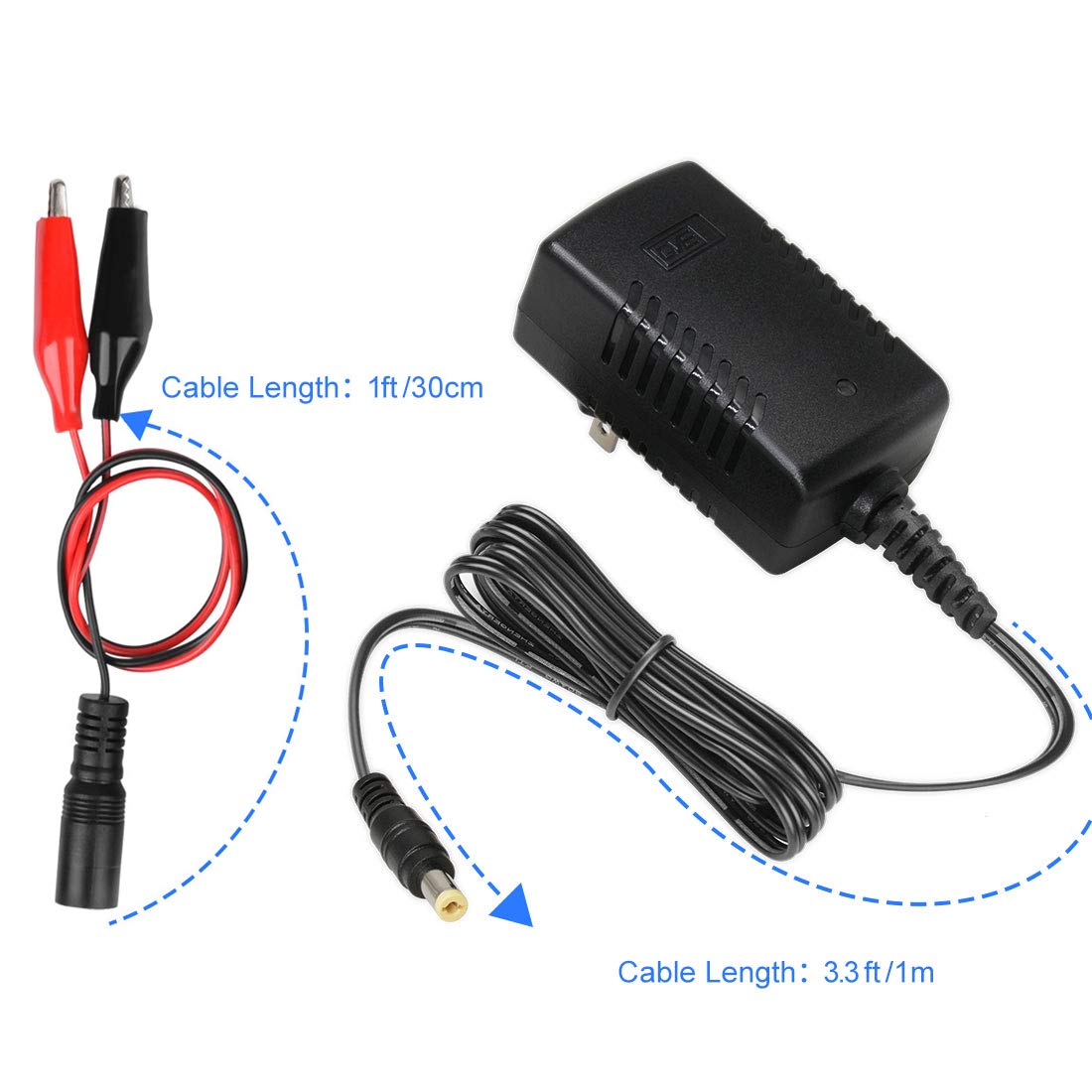 Amazon.com: TalentCell AC/DC 12V LiFePO4 Battery Charger, 14.4